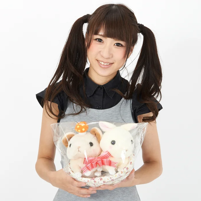 Basketfuls Of Kyun! Kyun To Naki Usagi Pika & Pote Usa Loppy Rabbit Gift Baskets - Image 12