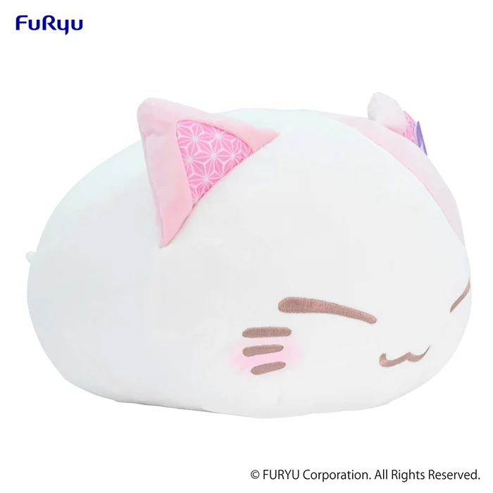 Nemuneko Cat Pastel Pink Big Plush Toy - Image 8