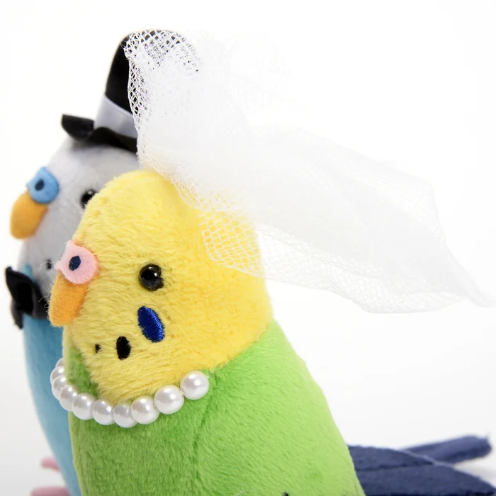 Kotori Collection Budgerigar Wedding Clip Set - Image 6