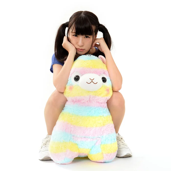 Rainbow Alpacasso Alpaca Plush (Super Jumbo) - Image 12