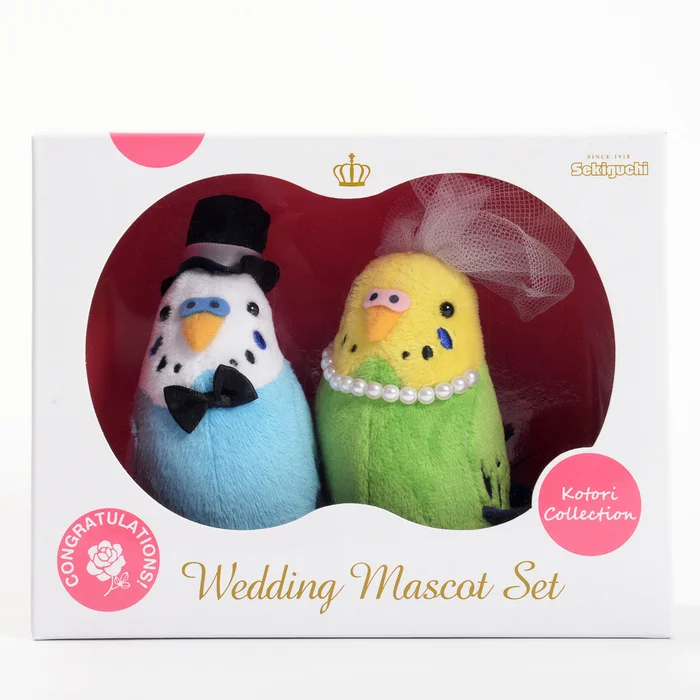 Kotori Collection Budgerigar Wedding Clip Set - Image 13