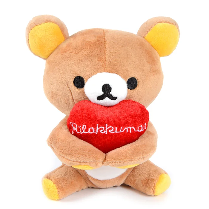 Rilakkuma Holding Heart Plush - Image 2