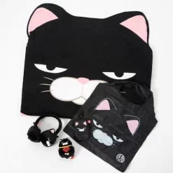 Hige Manjyu Kuromame The Grumpy Black Cat Set