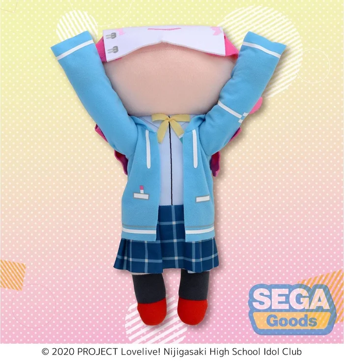 Mega Jumbo Lying Down Plush Love Live! Nijigasaki High School Idol Club Rina Tennoji - Image 3