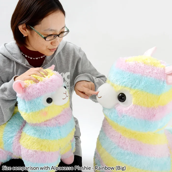 Rainbow Alpacasso Alpaca Plush (Super Jumbo) - Image 14