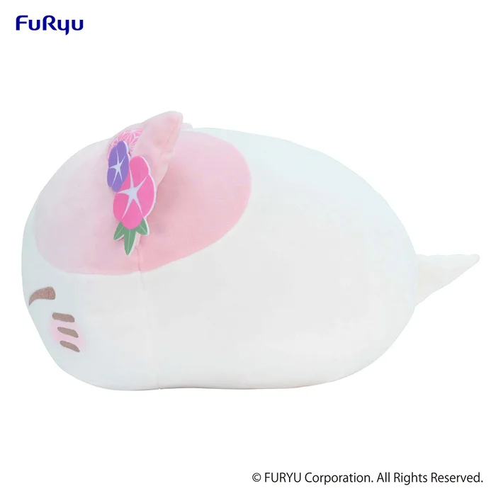 Nemuneko Cat Pastel Pink Big Plush Toy - Image 3