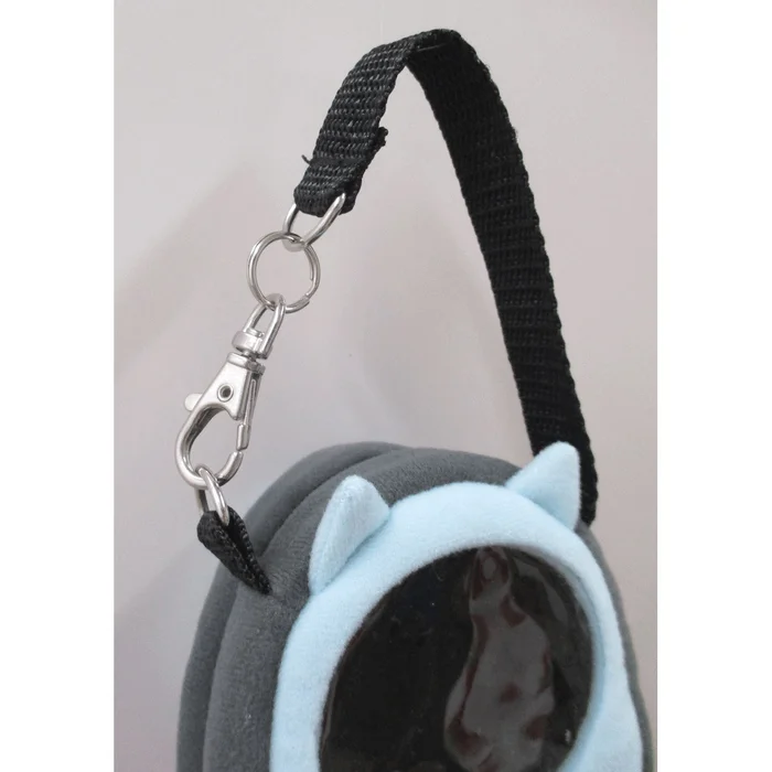 Neko-dango Osan-Pouch Light Blue Cat Carrying Case - Image 4