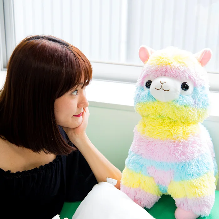 Alpacasso Rainbow Alpaca Plush (Big) - Image 9