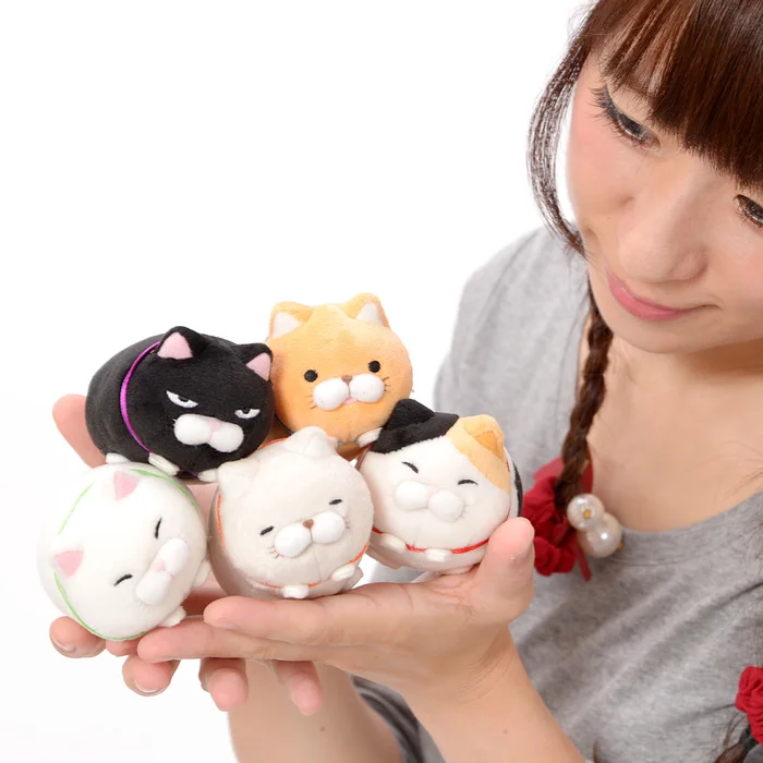 Tsumeru! Mochikko Hige Manjyu Cat Plush Collection (Mascot) - Image 3