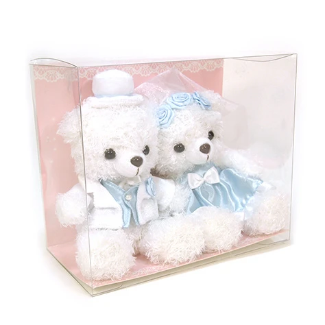 Bridal Set White X Black Bear Plush Collection - Image 4