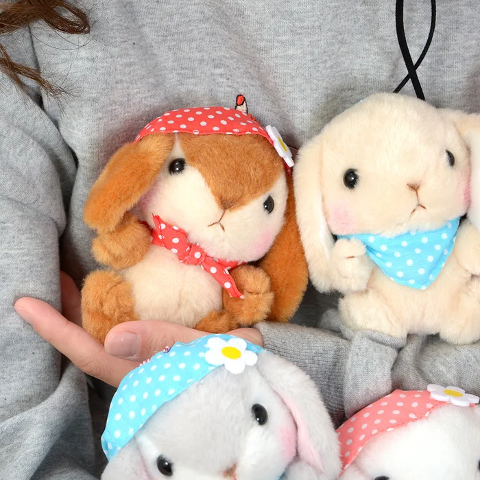 Pote Usa Loppy Zukin Rabbit Plush Collection (Ball Chain) - Image 20