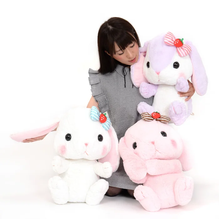 Pote Usa Loppy Strawberry Plush Collection (Big) - Image 11