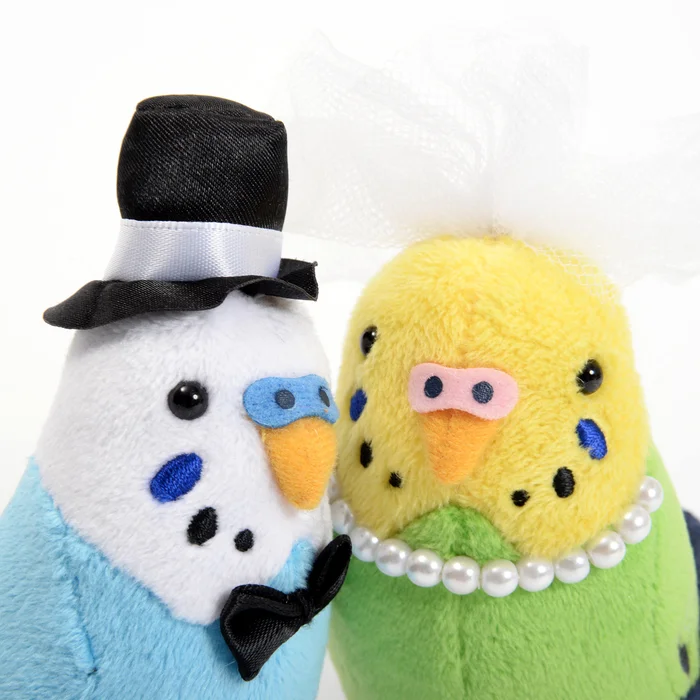 Kotori Collection Budgerigar Wedding Clip Set - Image 8