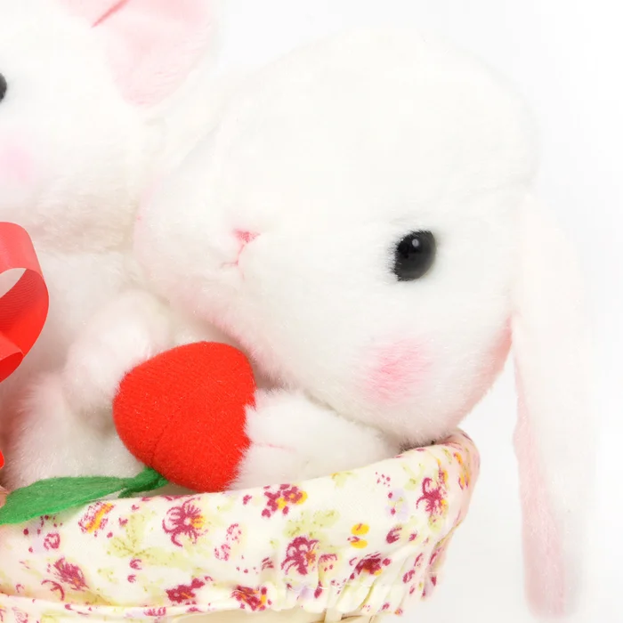 Basketfuls Of Kyun! Kyun To Naki Usagi Pika & Pote Usa Loppy Rabbit Gift Baskets - Image 10