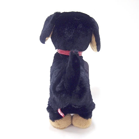 PUPS! Medium Black Miniature Dachshund Plush - Image 3