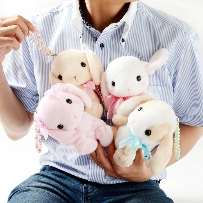 Pote Usa Loppy Rabbit Pretty Ribbon Pouches - Image 3