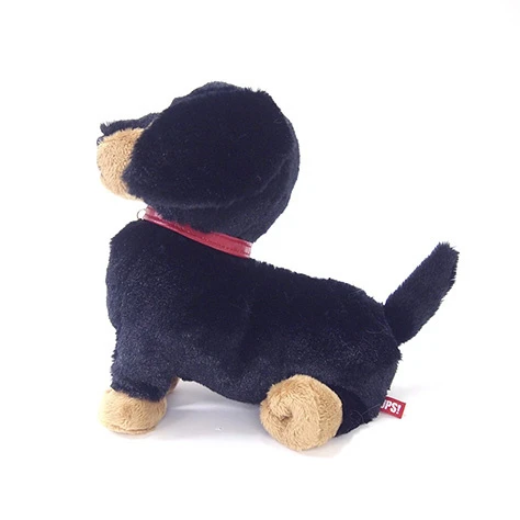 PUPS! Medium Black Miniature Dachshund Plush - Image 4