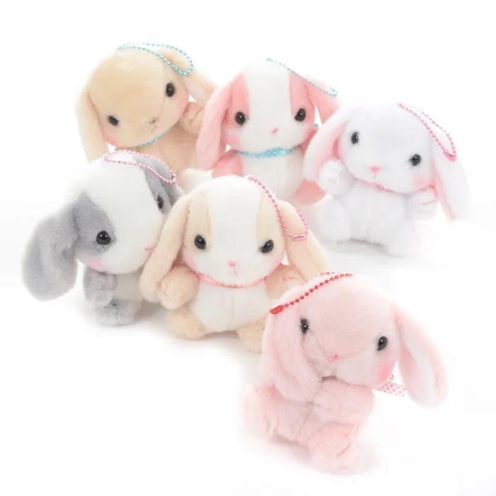 Pote Usa Loppy Rabbit Plush Collection (Ball Chain) - Image 2