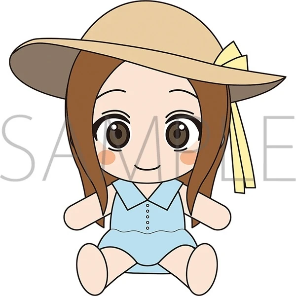 Teasing Master Takagi-san 3 Plushie Set: Summer -Sandy Beach- - Image 2