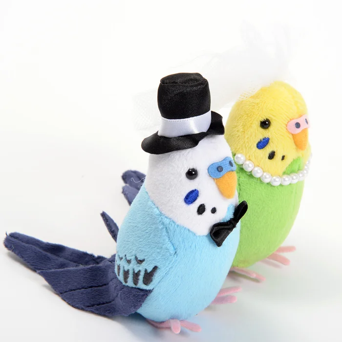 Kotori Collection Budgerigar Wedding Clip Set - Image 2