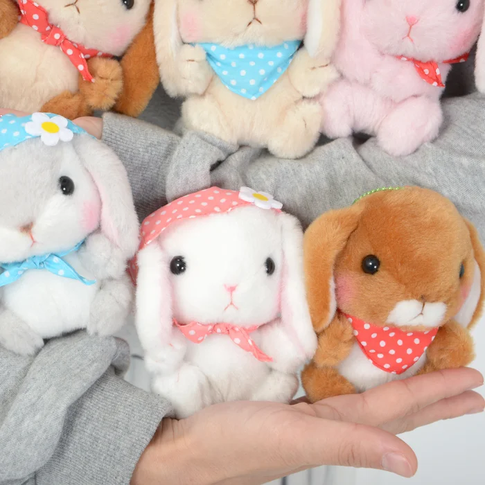 Pote Usa Loppy Zukin Rabbit Plush Collection (Ball Chain) - Image 18