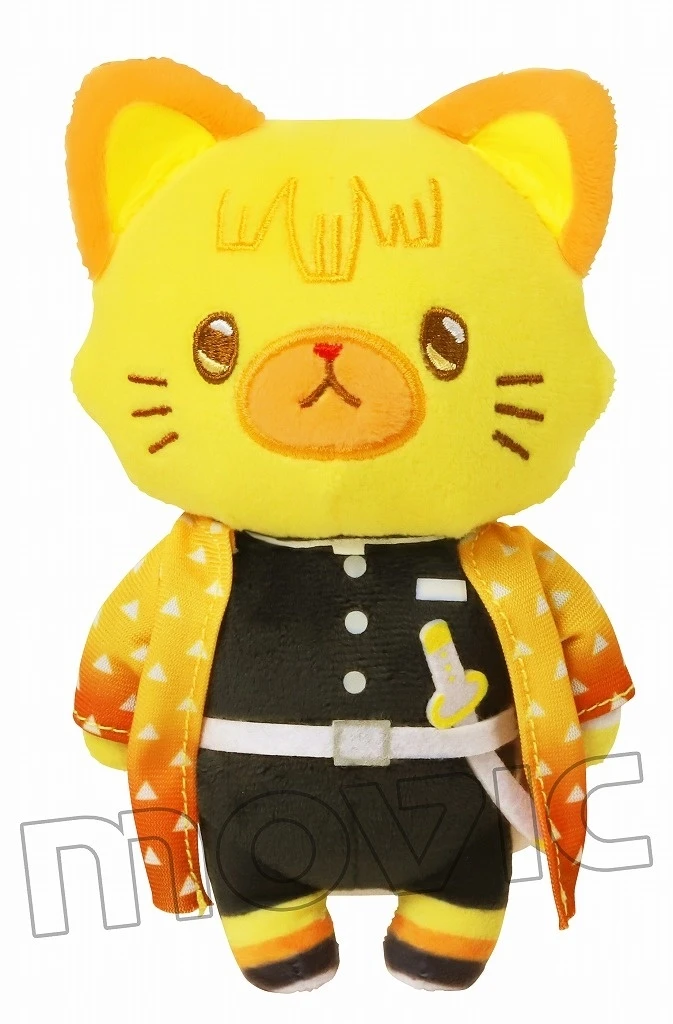 Kimetsu No Yaiba Cat Plush Keychain Collection - Image 6