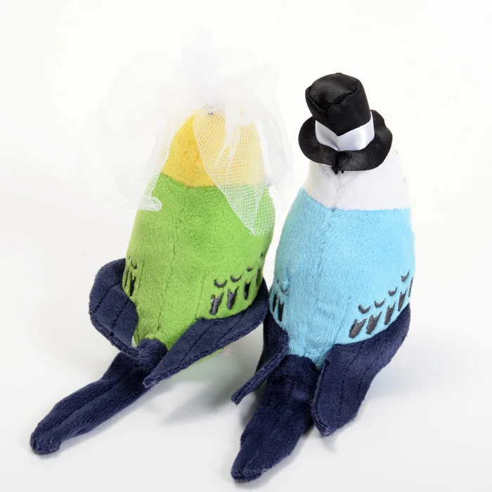 Kotori Collection Budgerigar Wedding Clip Set - Image 3